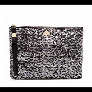 ♠️ NWT! Kate Spade New York “Georgie” Leroy Street Sequin Zip Clutch